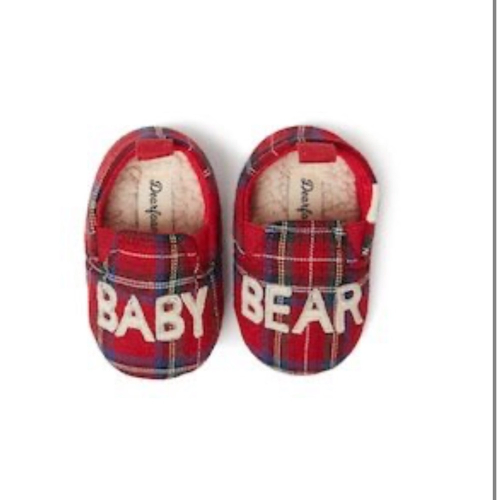 Dearfoams baby bear baby slippers